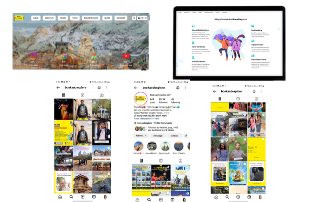 Book and explore digital solution and marketing